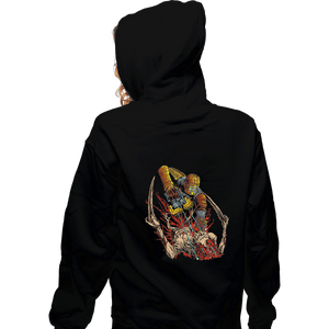 Shirts Zippered Hoodies, Unisex / Small / Black Necro Space