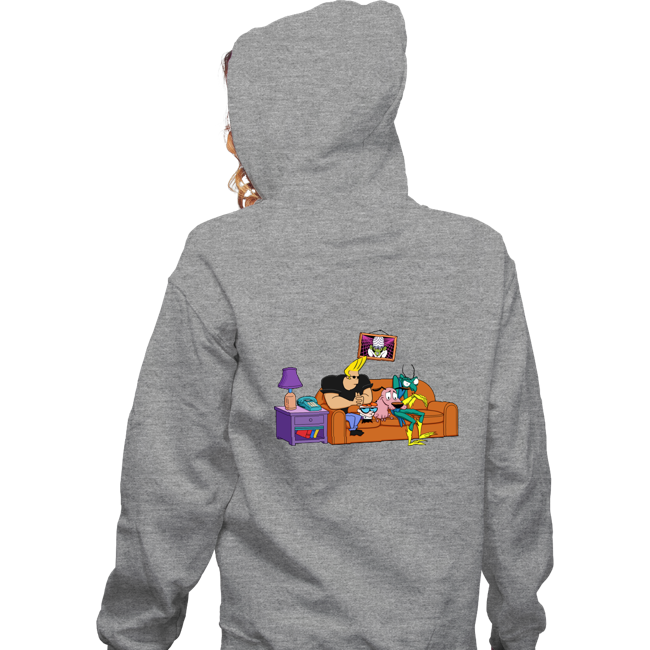 Secret_Shirts Zippered Hoodies, Unisex / Small / Sports Grey 90's Network