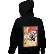 Load image into Gallery viewer, Daily_Deal_Shirts Zippered Hoodies, Unisex / Small / Black Gear Five Woodblock
