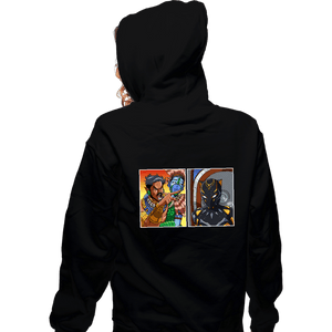 Daily_Deal_Shirts Zippered Hoodies, Unisex / Small / Black Fish Man Yelling