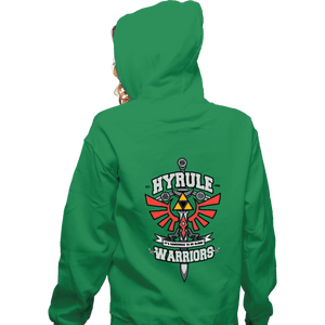 Shirts Zippered Hoodies, Unisex / Small / Irish Green Hyrule Warriors