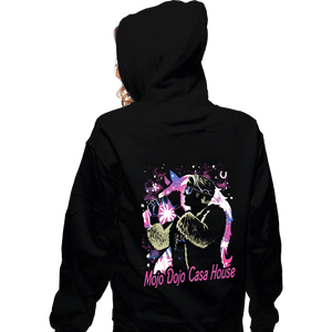 Daily_Deal_Shirts Zippered Hoodies, Unisex / Small / Black Mojo Dojo Casa House