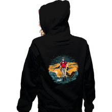 Load image into Gallery viewer, Secret_Shirts Zippered Hoodies, Unisex / Small / Black Peacedalorian
