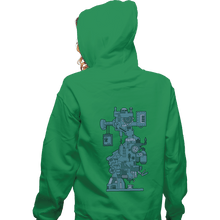 Load image into Gallery viewer, Shirts Zippered Hoodies, Unisex / Small / Irish Green Donatello Coffee
