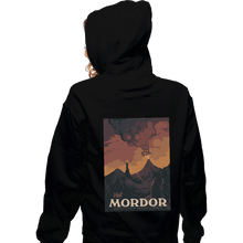 Load image into Gallery viewer, Shirts Zippered Hoodies, Unisex / Small / Black Visit Mordor
