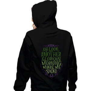 Shirts Zippered Hoodies, Unisex / Small / Black Another Glorious Morning