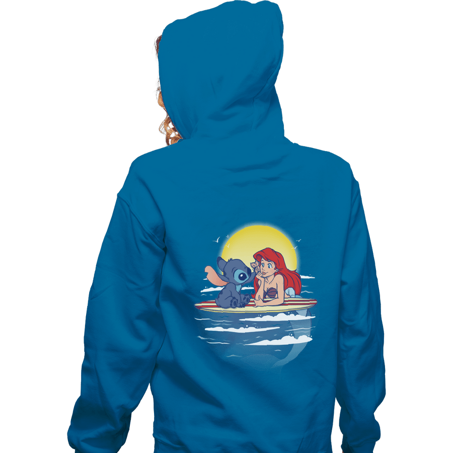 Shirts Pullover Hoodies, Unisex / Small / Sapphire Aloha Mermaid