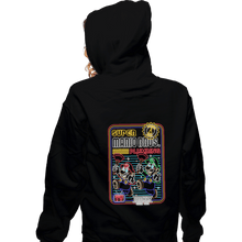 Load image into Gallery viewer, Shirts Zippered Hoodies, Unisex / Small / Black Neon Mario
