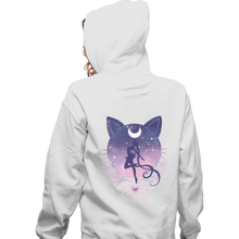 Load image into Gallery viewer, Shirts Zippered Hoodies, Unisex / Small / White Fight Like A Girl Moon
