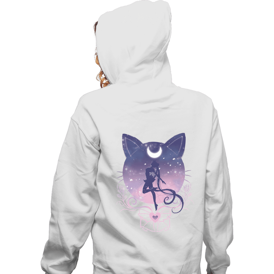 Shirts Zippered Hoodies, Unisex / Small / White Fight Like A Girl Moon