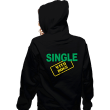 Load image into Gallery viewer, Daily_Deal_Shirts Zippered Hoodies, Unisex / Small / Black Single With Dogs
