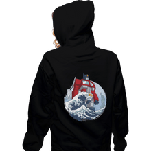 Load image into Gallery viewer, Shirts Pullover Hoodies, Unisex / Small / Black Wave Optimus
