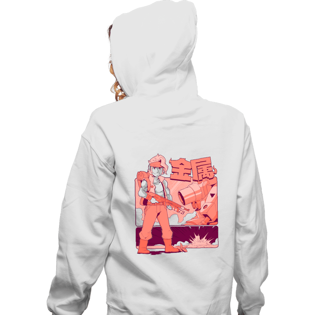 Daily_Deal_Shirts Zippered Hoodies, Unisex / Small / White Classic Commando X
