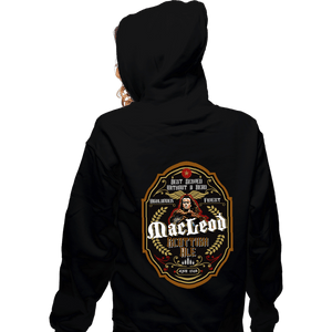 Secret_Shirts Zippered Hoodies, Unisex / Small / Black MacLeod Ale