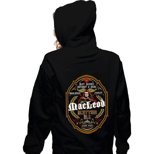 Secret_Shirts Zippered Hoodies, Unisex / Small / Black MacLeod Ale