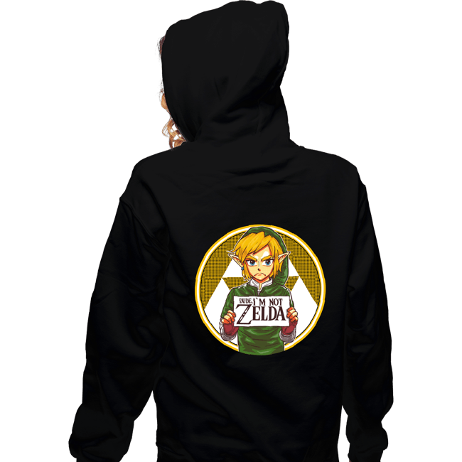 Secret_Shirts Zippered Hoodies, Unisex / Small / Black Not Zelda!
