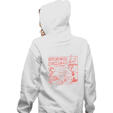 Load image into Gallery viewer, Shirts Zippered Hoodies, Unisex / Small / White Jewish Christmas
