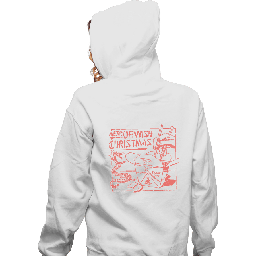 Shirts Zippered Hoodies, Unisex / Small / White Jewish Christmas