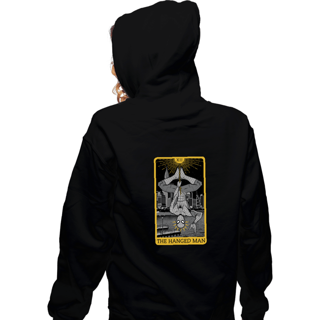 Shirts Zippered Hoodies, Unisex / Small / Black Tarot The Hanged Man