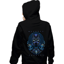 Load image into Gallery viewer, Daily_Deal_Shirts Zippered Hoodies, Unisex / Small / Black Wakanda Forever
