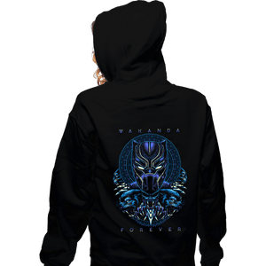 Daily_Deal_Shirts Zippered Hoodies, Unisex / Small / Black Wakanda Forever