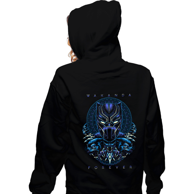 Daily_Deal_Shirts Zippered Hoodies, Unisex / Small / Black Wakanda Forever