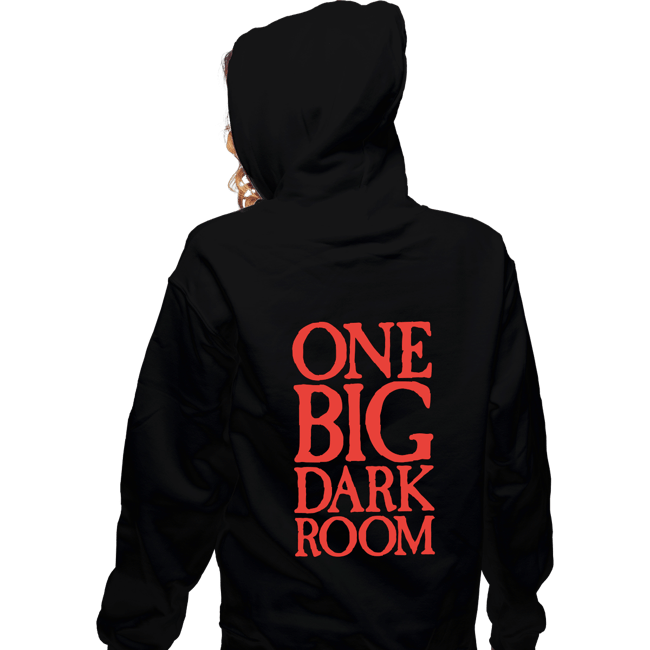 Daily_Deal_Shirts Zippered Hoodies, Unisex / Small / Black Dark Room