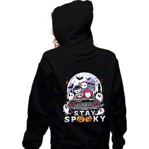 Daily_Deal_Shirts Zippered Hoodies, Unisex / Small / Black Stay Spooky
