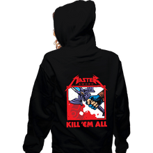 Load image into Gallery viewer, Daily_Deal_Shirts Zippered Hoodies, Unisex / Small / Black Sword Of Resurrection
