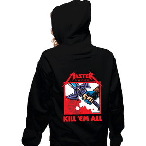 Daily_Deal_Shirts Zippered Hoodies, Unisex / Small / Black Sword Of Resurrection