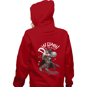 Shirts Pullover Hoodies, Unisex / Small / Red Mando Vs The Galaxy