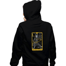 Load image into Gallery viewer, Shirts Zippered Hoodies, Unisex / Small / Black Tarot The High Priestess

