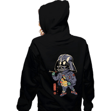 Load image into Gallery viewer, Daily_Deal_Shirts Zippered Hoodies, Unisex / Small / Black Darts Vader
