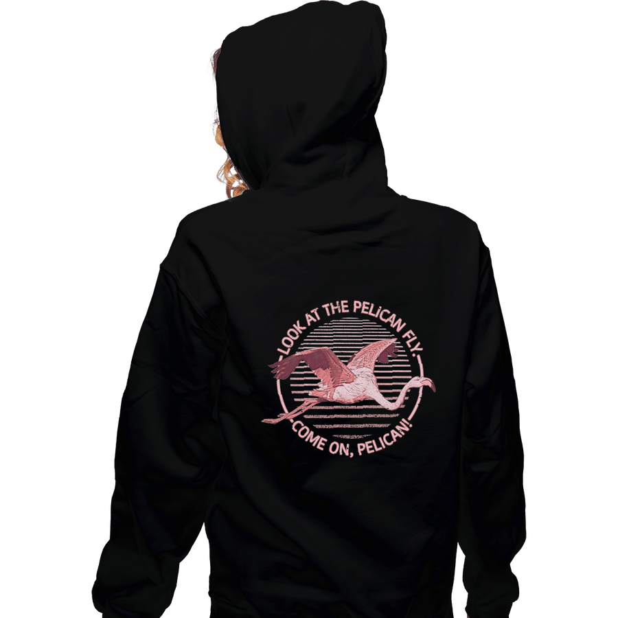 Shirts Zippered Hoodies, Unisex / Small / Black Fly Pelican