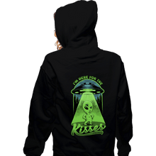 Load image into Gallery viewer, Daily_Deal_Shirts Zippered Hoodies, Unisex / Small / Black Here For The Kisses
