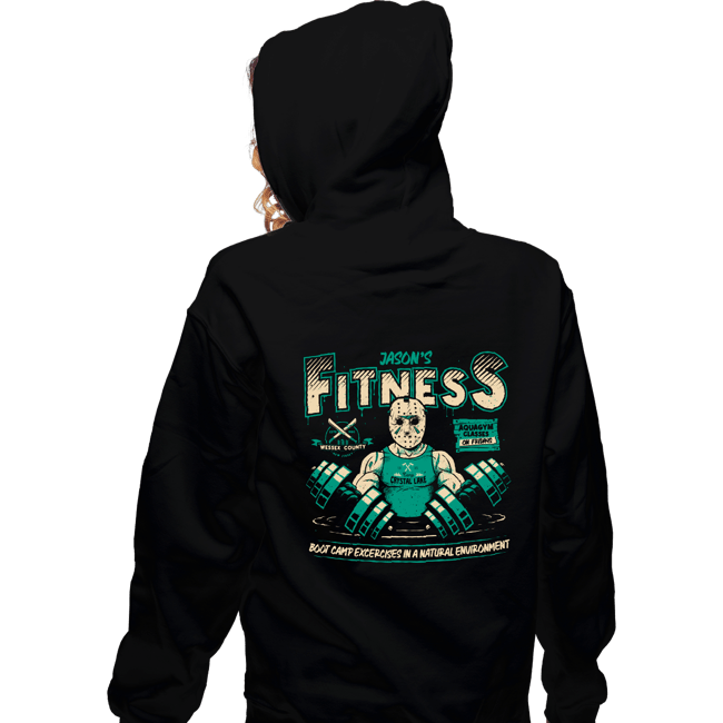 Daily_Deal_Shirts Zippered Hoodies, Unisex / Small / Black Jason's Fitness