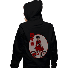 Load image into Gallery viewer, Shirts Zippered Hoodies, Unisex / Small / Black Kaneda Rebel
