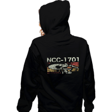 Load image into Gallery viewer, Shirts Zippered Hoodies, Unisex / Small / Black Retro NCC-1701
