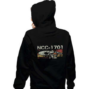 Shirts Zippered Hoodies, Unisex / Small / Black Retro NCC-1701