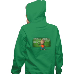 Shirts Zippered Hoodies, Unisex / Small / Irish Green Groot's Detention