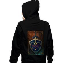 Load image into Gallery viewer, Shirts Zippered Hoodies, Unisex / Small / Black Legend Of Zelda Poster
