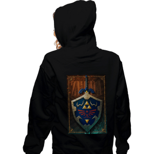 Shirts Zippered Hoodies, Unisex / Small / Black Legend Of Zelda Poster