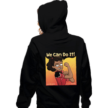 Load image into Gallery viewer, Secret_Shirts Zippered Hoodies, Unisex / Small / Black The Lower Decks Can Do It
