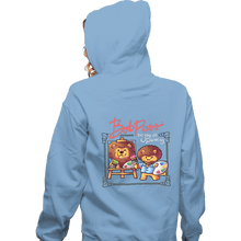 Load image into Gallery viewer, Secret_Shirts Zippered Hoodies, Unisex / Small / Royal Blue Kitty Painter!
