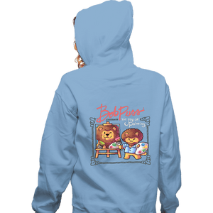 Secret_Shirts Zippered Hoodies, Unisex / Small / Royal Blue Kitty Painter!