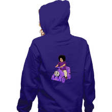 Load image into Gallery viewer, Shirts Zippered Hoodies, Unisex / Small / Violet Purple Train

