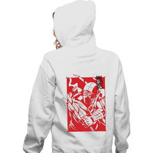 Load image into Gallery viewer, Daily_Deal_Shirts Zippered Hoodies, Unisex / Small / White Ninja Rival
