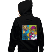 Load image into Gallery viewer, Shirts Zippered Hoodies, Unisex / Small / Black Dark Masters Pop
