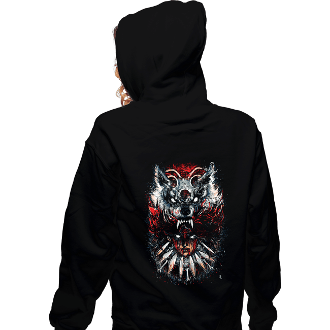 Secret_Shirts Zippered Hoodies, Unisex / Small / Black The Wolf Princess