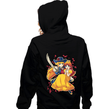 Load image into Gallery viewer, Daily_Deal_Shirts Zippered Hoodies, Unisex / Small / Black Princess Rescue
